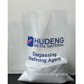 Environmentally friendly degassing refining agent